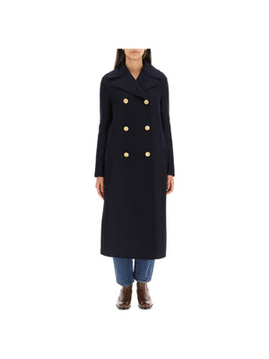 Double-Breasted Wool Coat