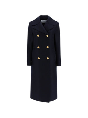 Double-Breasted Wool Coat