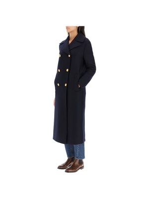 Double-Breasted Wool Coat