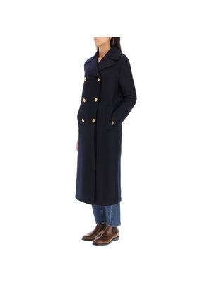 Double-Breasted Wool Coat - Women > Clothing > Outerwear > Coats