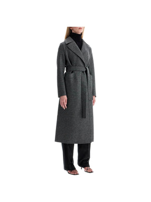 Long Coat In Pressed Wool