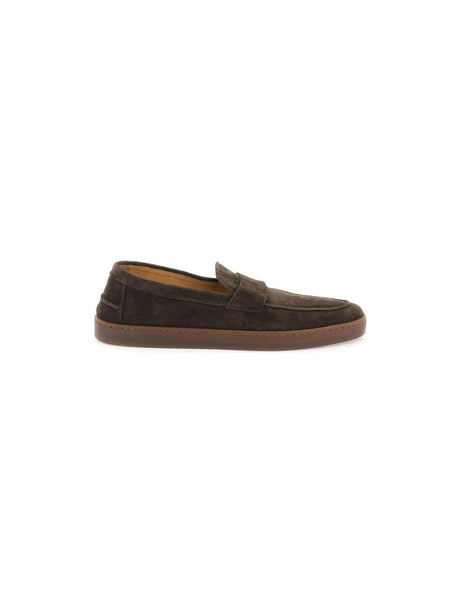 HENDERSON-Suede Moccasins-JOHN JULIA