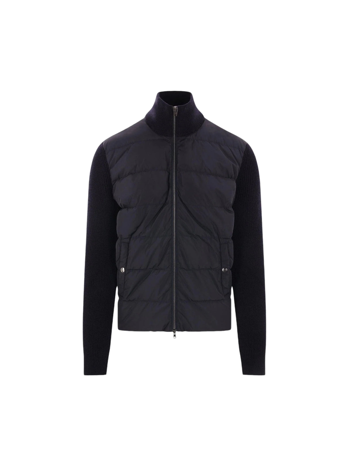 Down-filled Nylon Knit Jacket-HERNO-JOHN JULIA