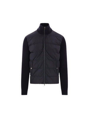 Down-filled Nylon Knit Jacket-HERNO-JOHN JULIA