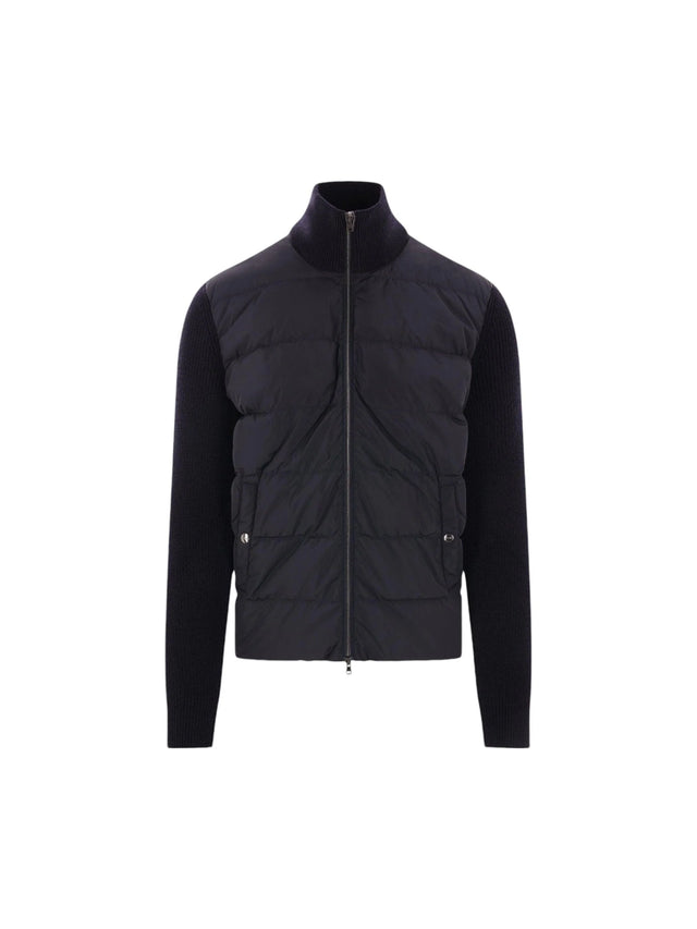 Down-filled Nylon Knit Jacket-HERNO-JOHN JULIA