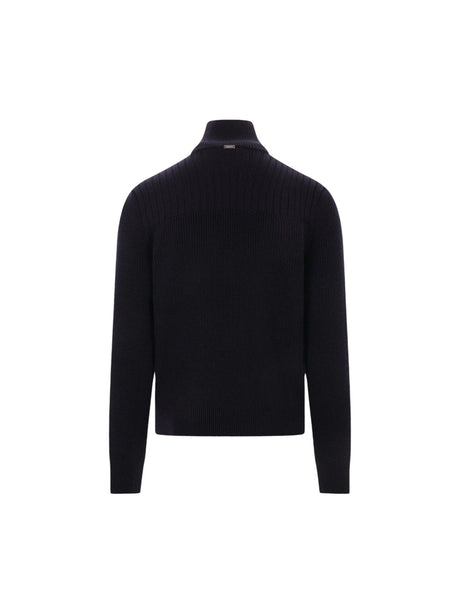 Down-filled Nylon Knit Jacket-HERNO-JOHN JULIA