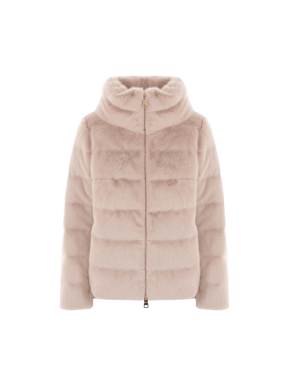 HERNO-Faux Fur Down Jacket-JOHN JULIA