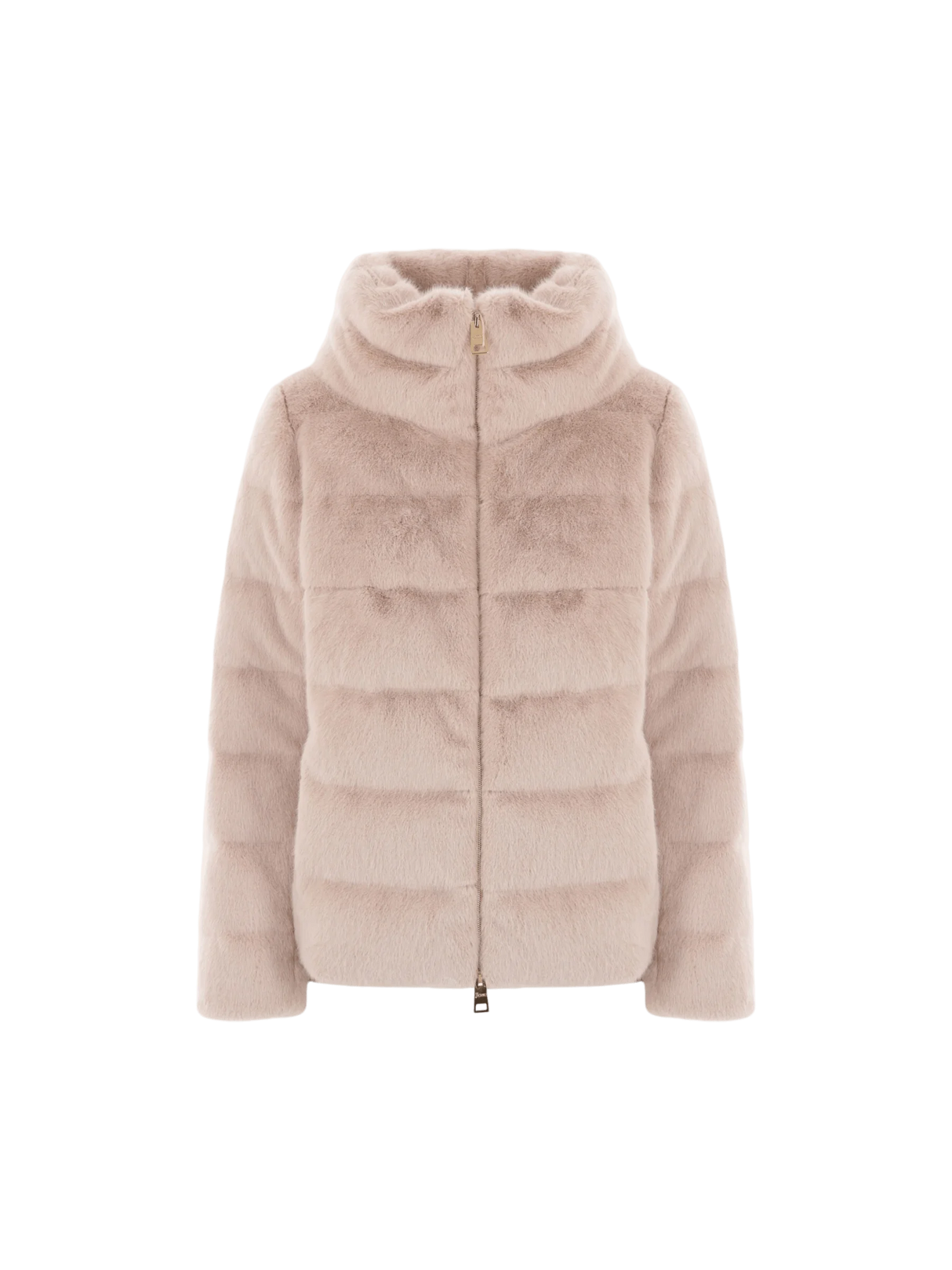 HERNO-Faux Fur Down Jacket-JOHN JULIA