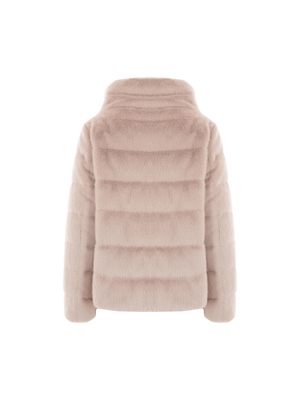 HERNO-Faux Fur Down Jacket-JOHN JULIA