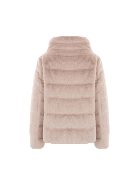 HERNO-Faux Fur Down Jacket-JOHN JULIA