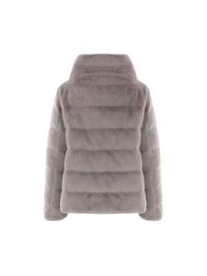 Faux Fur Down Jacket-HERNO-JOHN JULIA