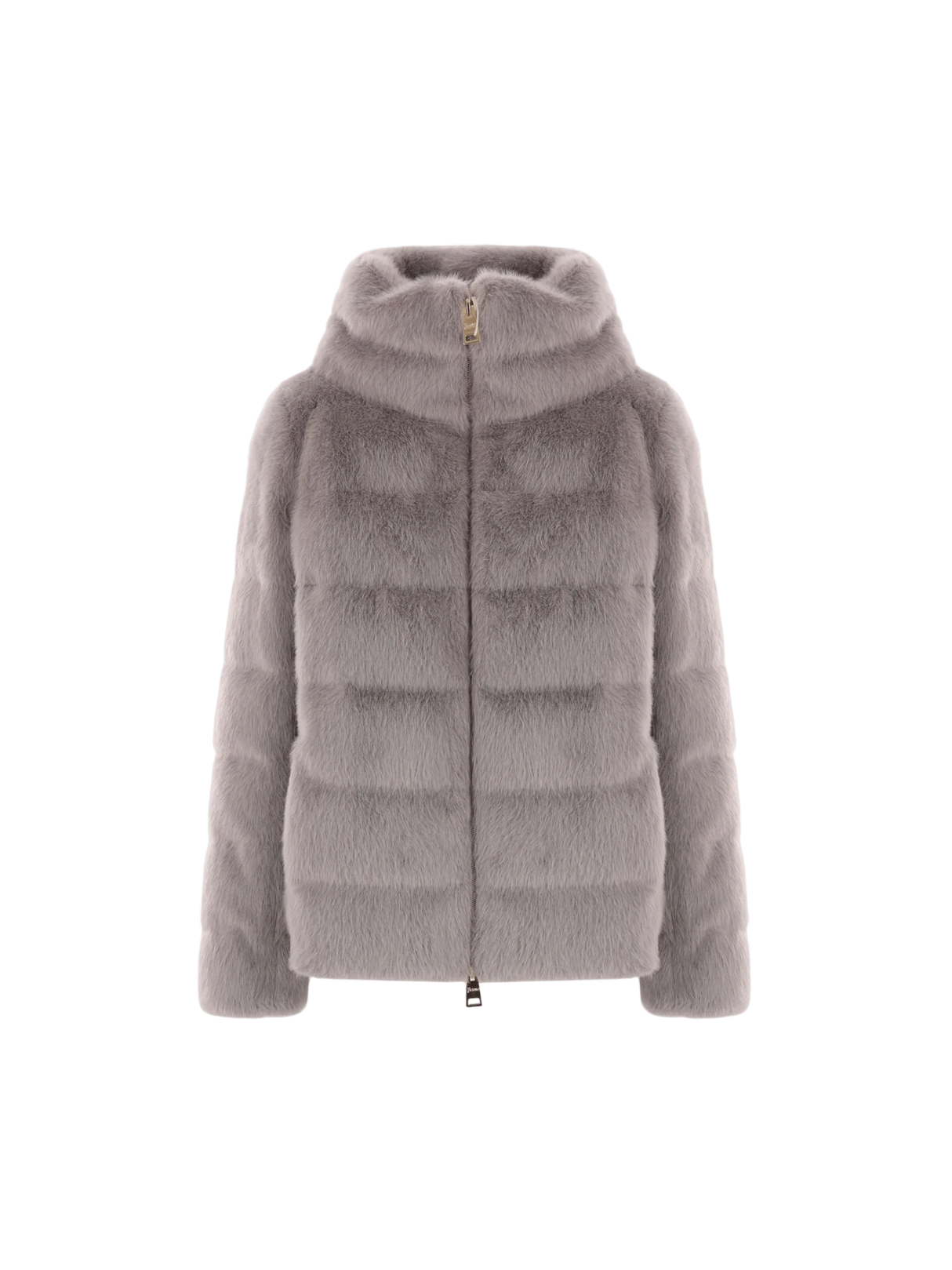 Faux Fur Down Jacket-HERNO-JOHN JULIA