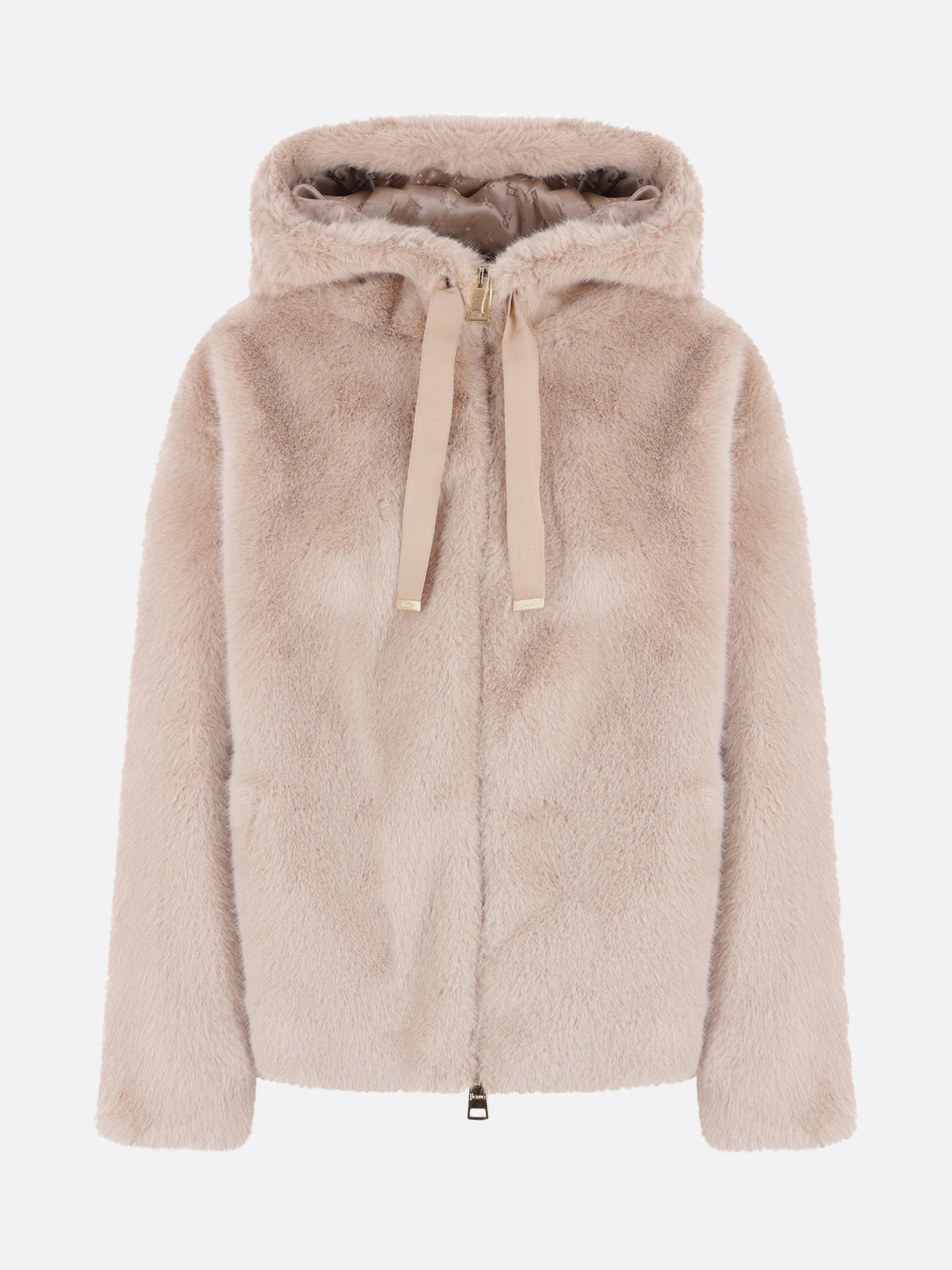 Faux Fur Full-zip Jacket-HERNO-JOHN JULIA