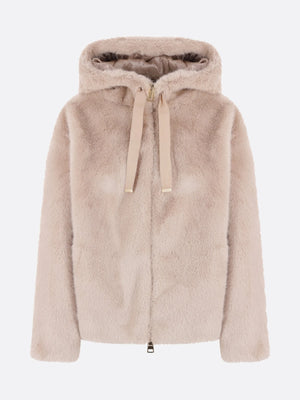 Faux Fur Full-zip Jacket-HERNO-JOHN JULIA