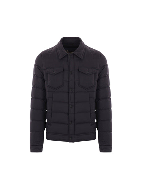 Legend Nylon Down Jacket-HERNO-JOHN JULIA