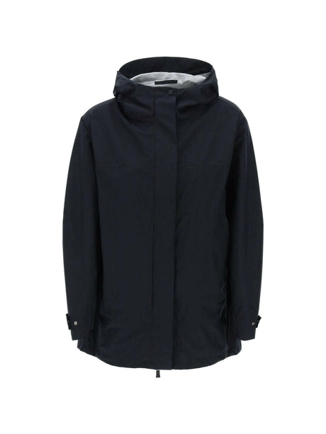 HERNO-Lightweight Laminar Gore-Tex Hooded Jacket-JOHN JULIA