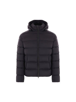 Matte Nylon Down Jacket-HERNO-JOHN JULIA