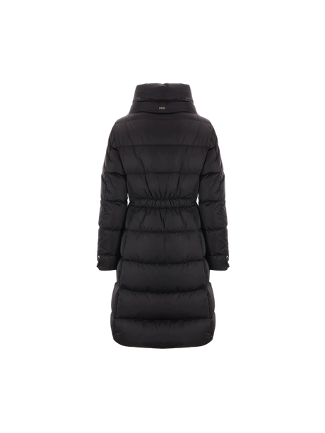 Nylon Long Down Jacket-HERNO-JOHN JULIA