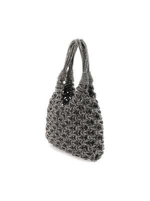 HIBOURAMA-Vannifique Hand-woven Micro Crystal Bag-JOHN JULIA