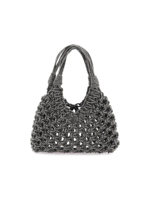 HIBOURAMA-Vannifique Hand-woven Micro Crystal Bag-JOHN JULIA