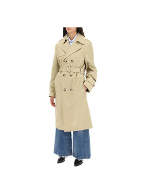 Cotton Double-Breasted Trench Coat HOMME GIRLS JOHN JULIA.