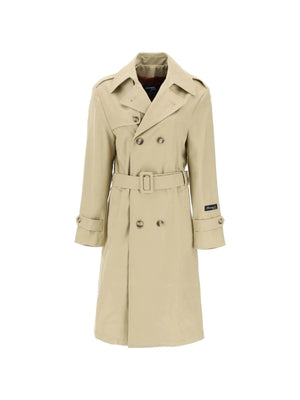 Cotton Double-Breasted Trench Coat HOMME GIRLS JOHN JULIA.