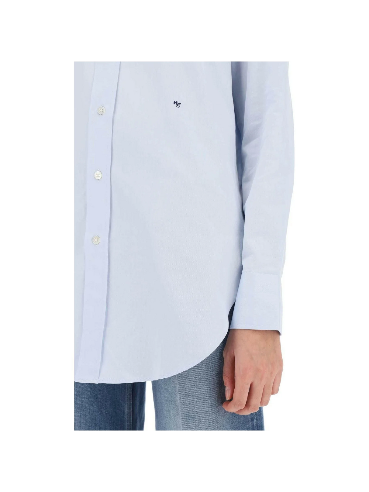 Cotton Twill Shirt HOMME GIRLS JOHN JULIA.