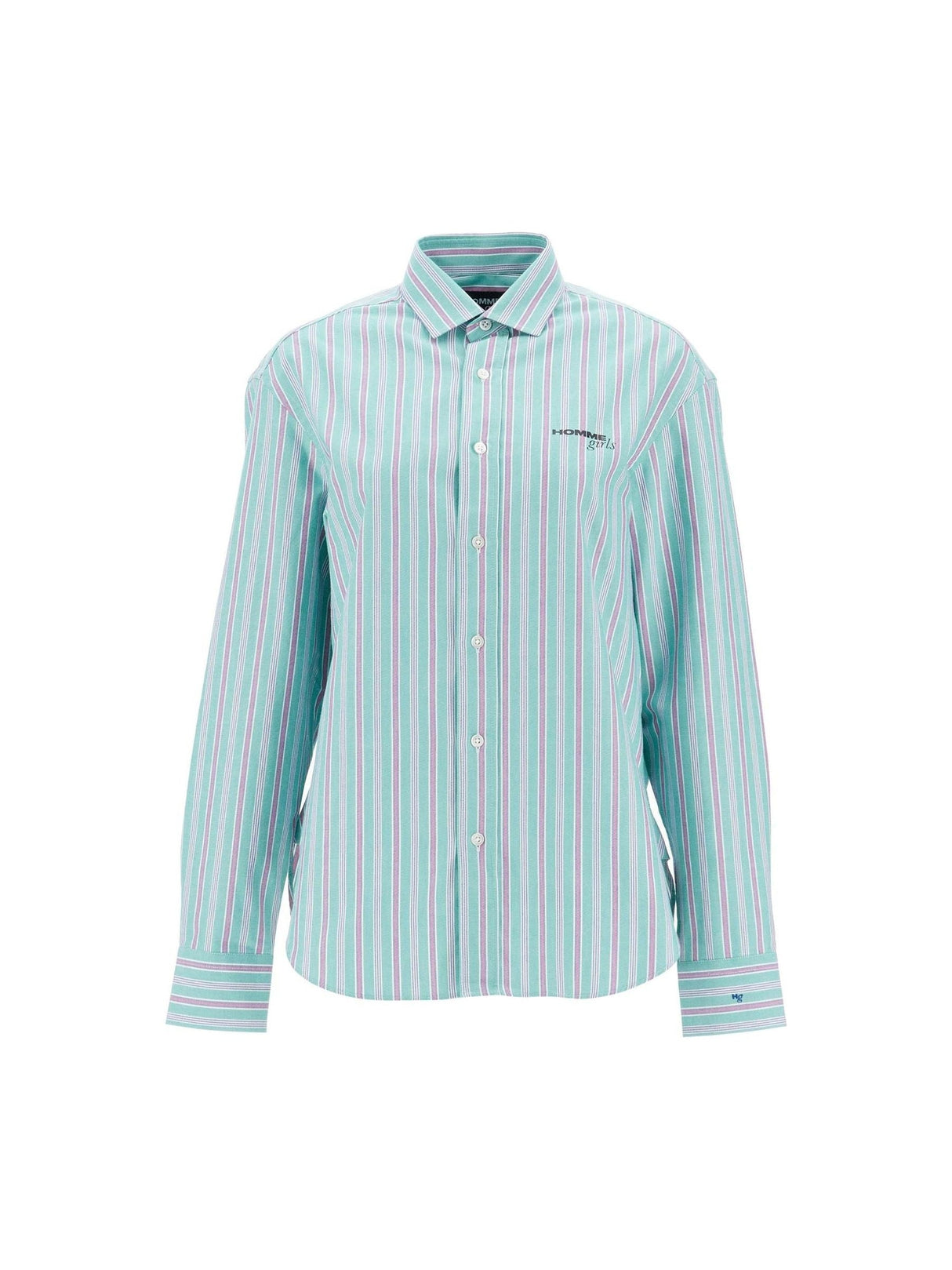 Striped Oxford Shirt For Men