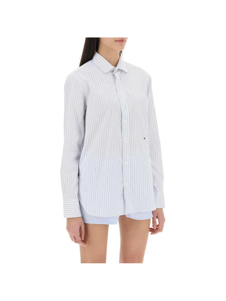 Striped Poplin Shirt HOMME GIRLS JOHN JULIA.