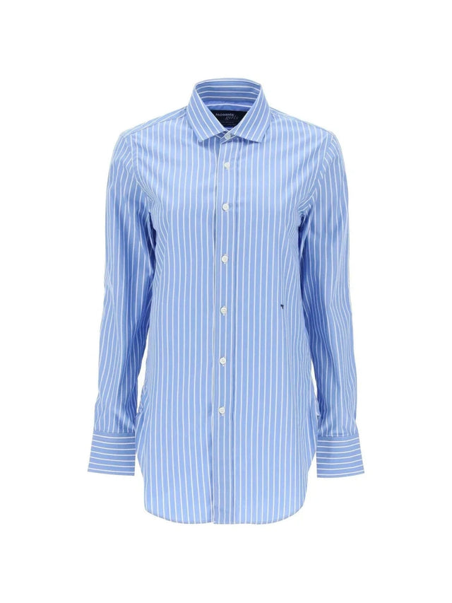 Striped Poplin Shirt HOMME GIRLS JOHN JULIA.