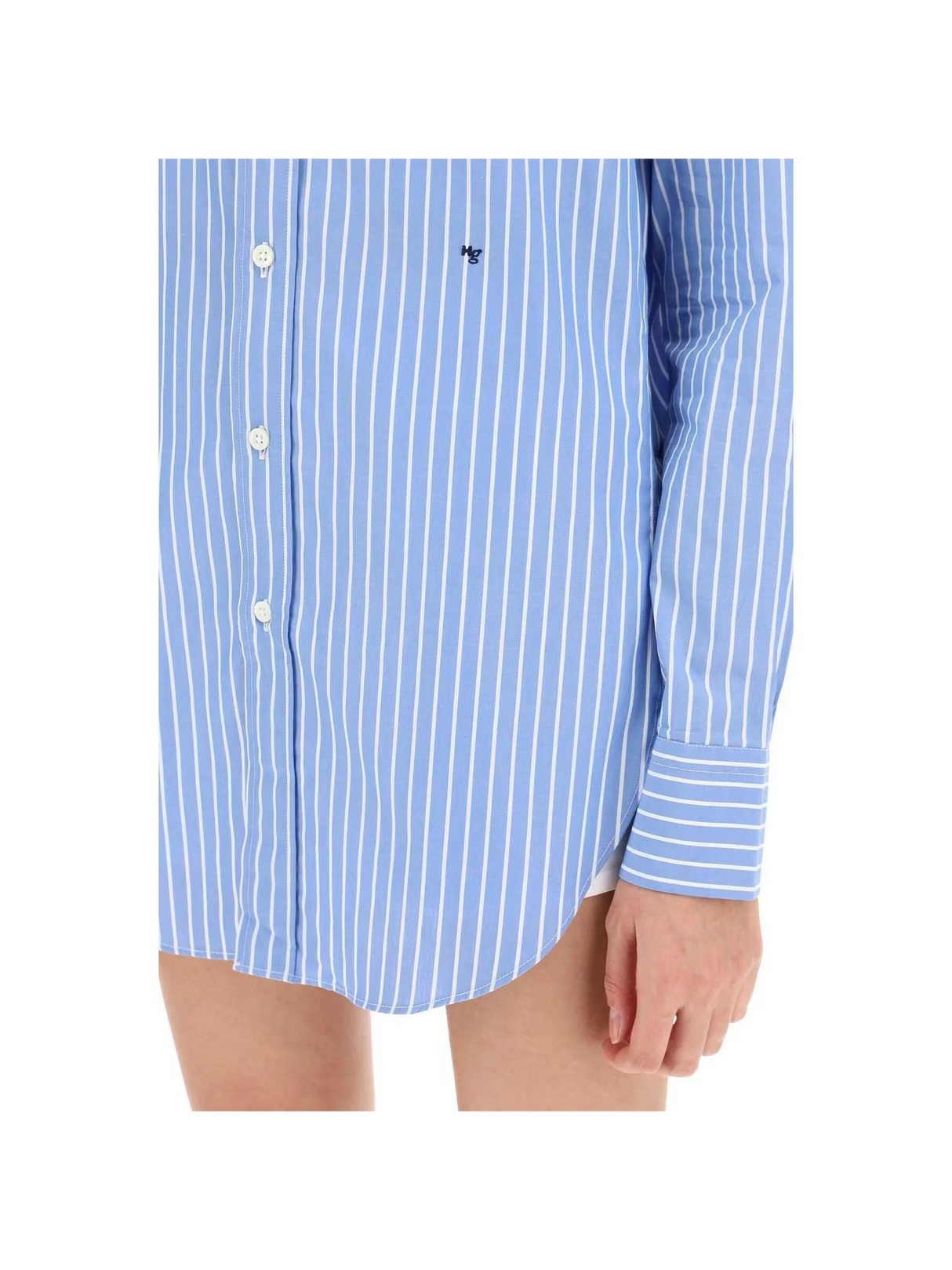 Striped Poplin Shirt HOMME GIRLS JOHN JULIA.