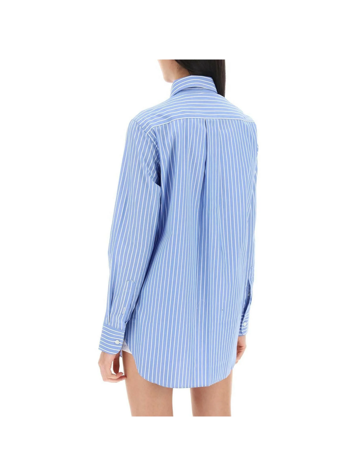 Striped Poplin Shirt HOMME GIRLS JOHN JULIA.