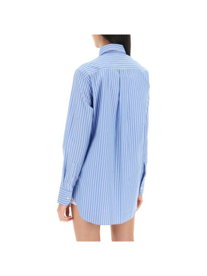 Striped Poplin Shirt HOMME GIRLS JOHN JULIA.