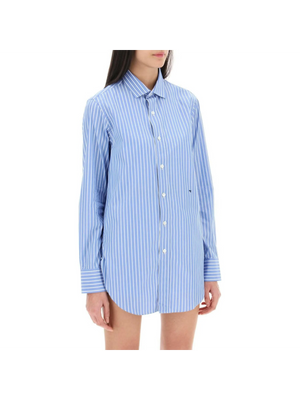 Striped Poplin Shirt HOMME GIRLS JOHN JULIA.