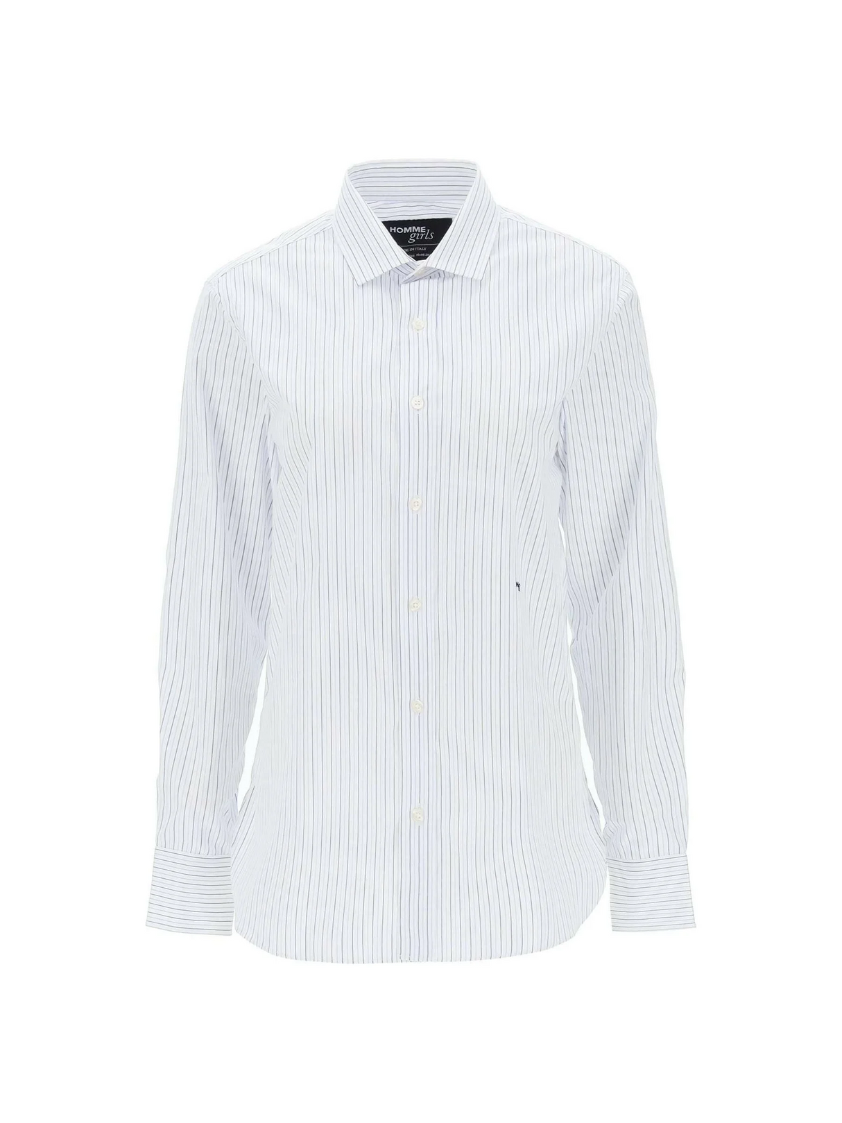 Striped Poplin Shirt HOMME GIRLS JOHN JULIA.