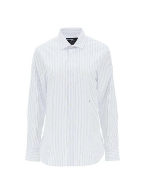 Striped Poplin Shirt HOMME GIRLS JOHN JULIA.