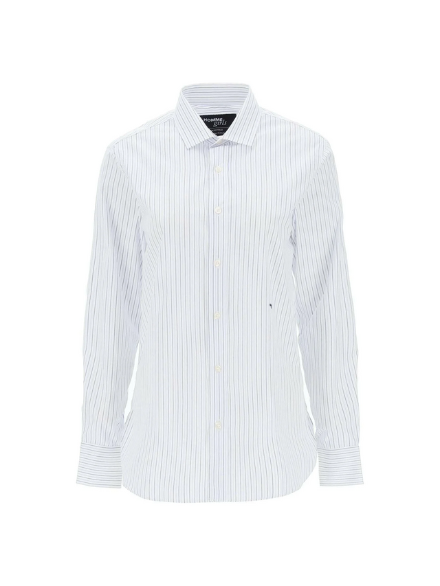 Striped Poplin Shirt HOMME GIRLS JOHN JULIA.