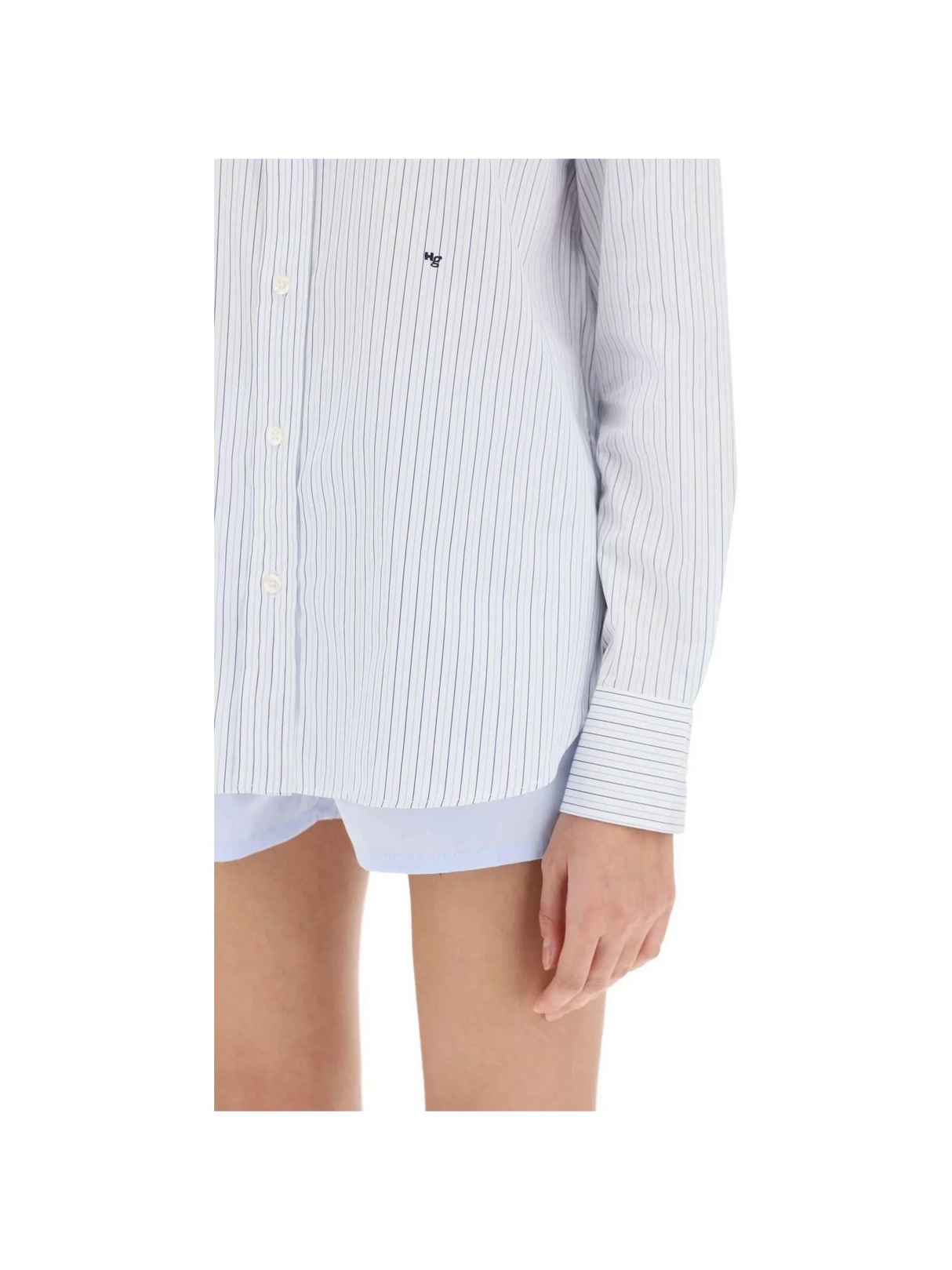 Striped Poplin Shirt HOMME GIRLS JOHN JULIA.