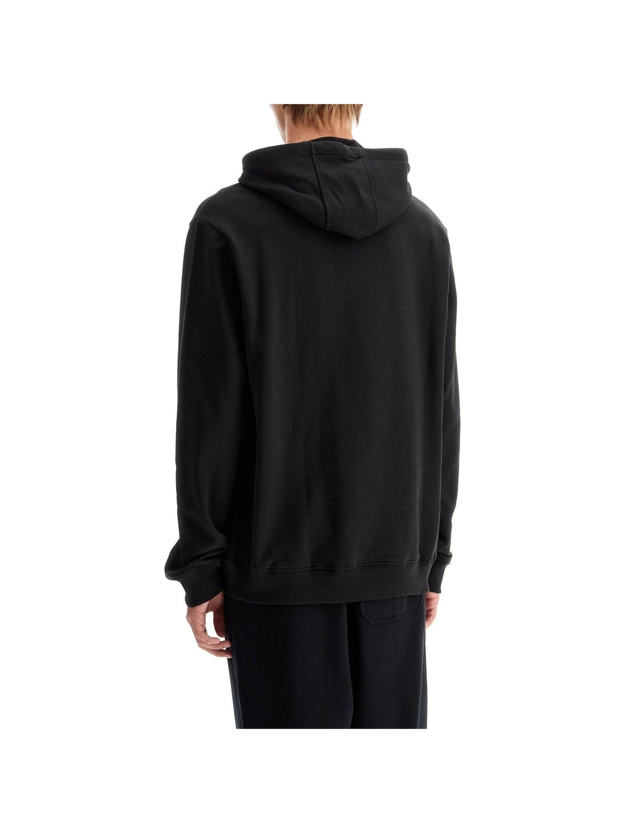 HUGO-Brushed Cotton Hoodie -JOHN JULIA.