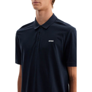 HUGO-Cotton Piqué Donos Polo Shirt -JOHN JULIA.