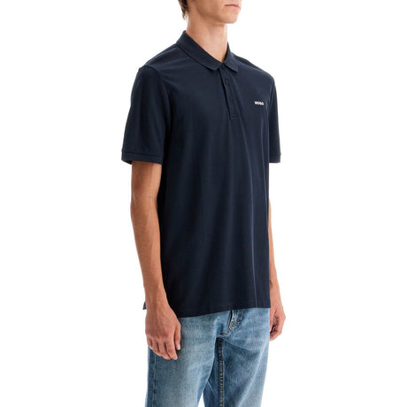 HUGO-Cotton Piqué Donos Polo Shirt -JOHN JULIA.