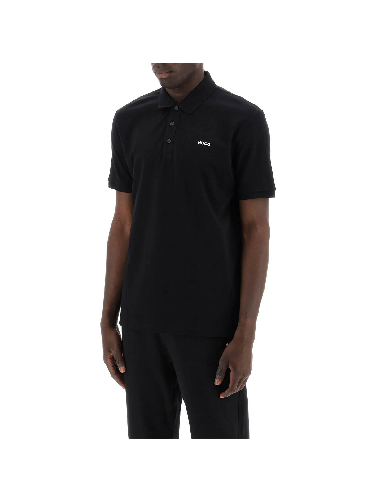 HUGO-Cotton Piqué Polo Shirt -JOHN JULIA.