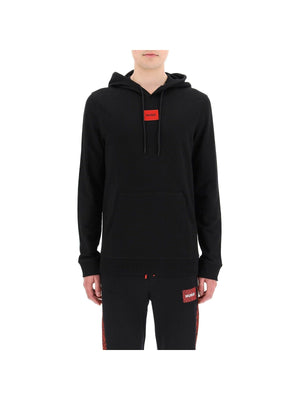 HUGO-Daratschi Logo Patch Hoodie-JOHN JULIA