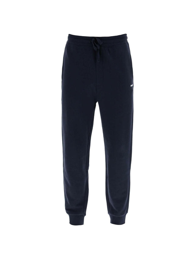 Dark Blue Cotton Jersey Sweatpants HUGO JOHN JULIA.