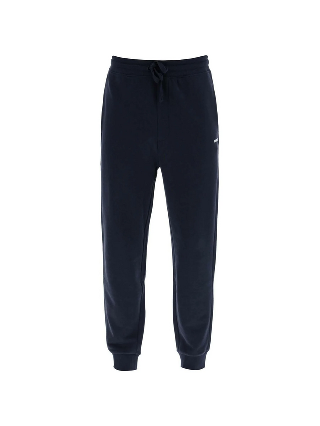 Dark Blue Cotton Jersey Sweatpants HUGO JOHN JULIA.