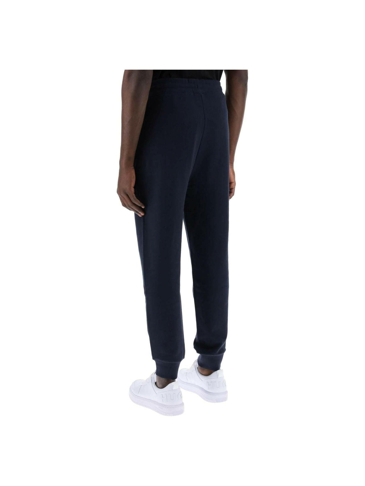 Dark Blue Cotton Jersey Sweatpants HUGO JOHN JULIA.