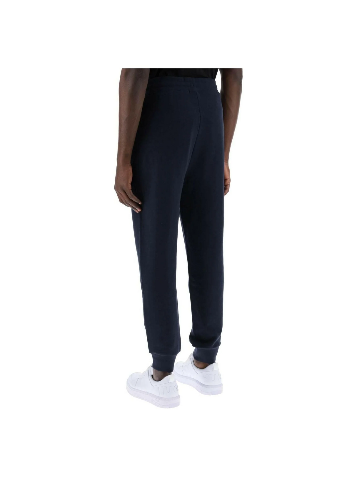 Dark Blue Cotton Jersey Sweatpants HUGO JOHN JULIA.