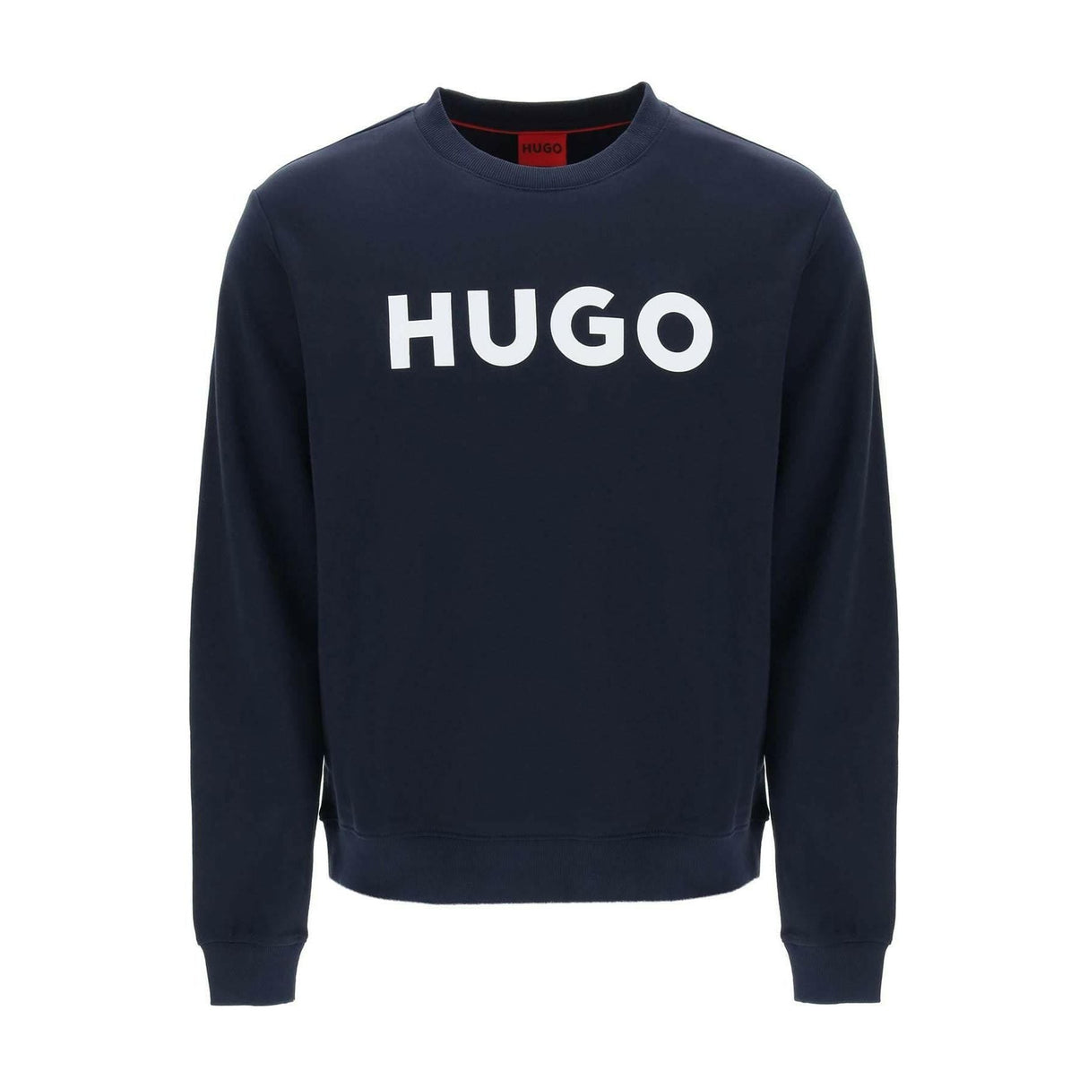 Dark Blue French Terry Dem Logo Sweatshirt HUGO JOHN JULIA.