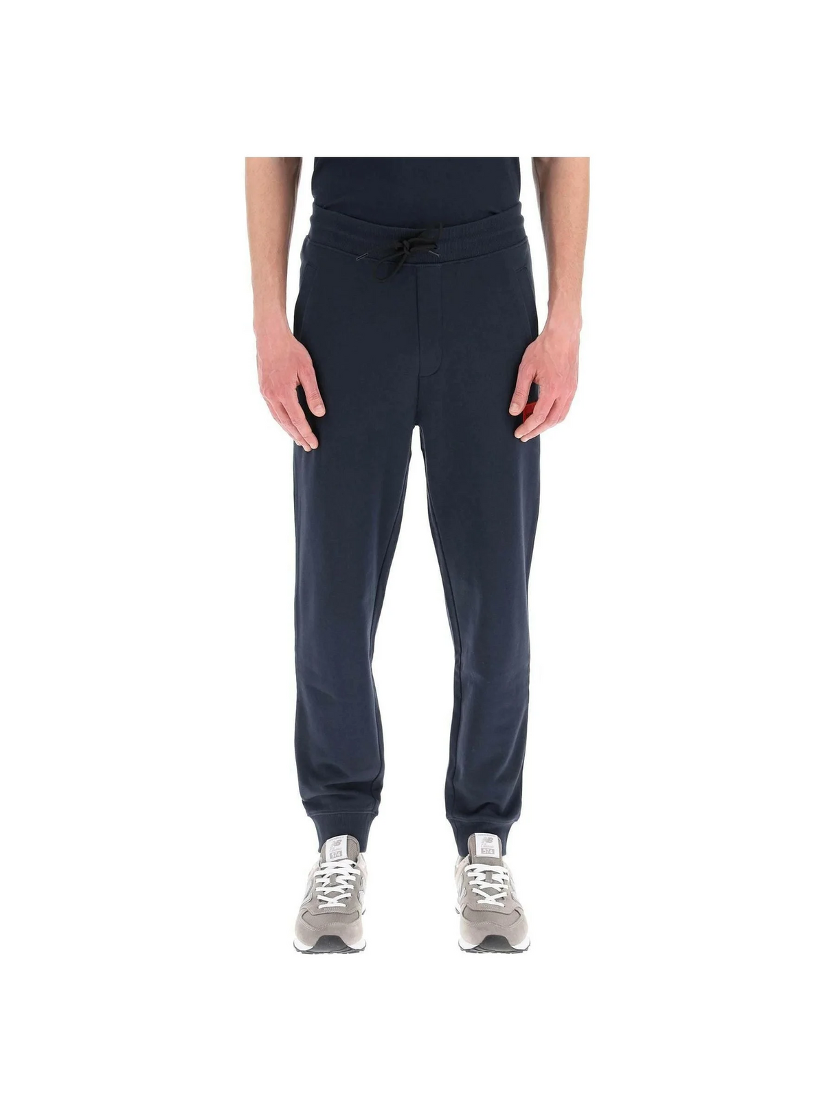 Dark Blue French Terry Sweatpants HUGO JOHN JULIA.