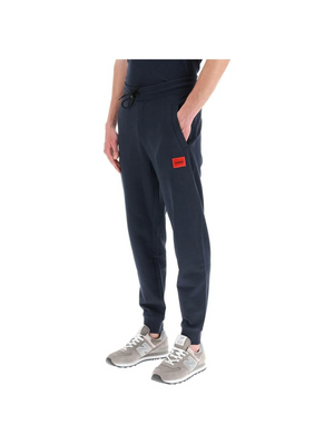 Dark Blue French Terry Sweatpants HUGO JOHN JULIA.